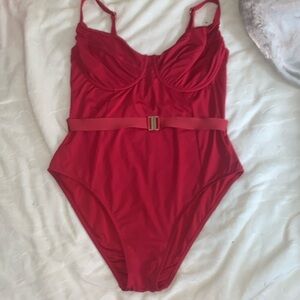 City Chic Small red swimsuit